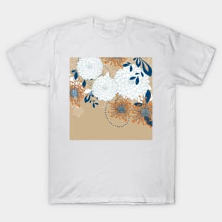 Asian-Inspired Chrysanthemum 4 T-Shirt